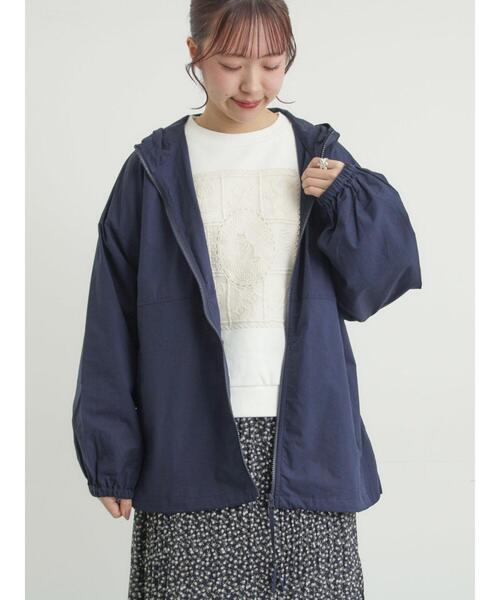 Samansa Mos2(サマンサ モスモス)の「【撥水加工】マウンテンパーカー(ブルゾン・レディース・ピンク/ベージュ/ネイビー・F)」の3枚目の写真