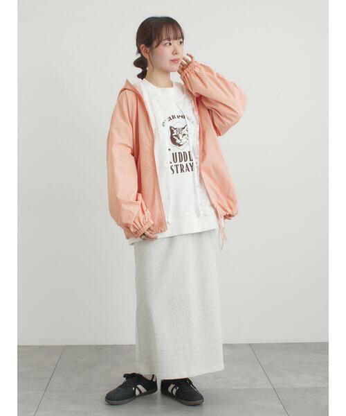 Samansa Mos2(サマンサ モスモス)の「【撥水加工】マウンテンパーカー(ブルゾン・レディース・ピンク/ベージュ/ネイビー・F)」の6枚目の写真