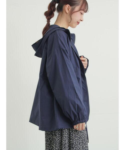 Samansa Mos2(サマンサ モスモス)の「【撥水加工】マウンテンパーカー(ブルゾン・レディース・ピンク/ベージュ/ネイビー・F)」の11枚目の写真