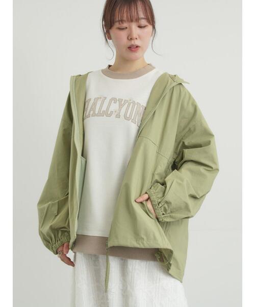 Samansa Mos2(サマンサ モスモス)の「【撥水加工】マウンテンパーカー(ブルゾン・レディース・ピンク/ベージュ/ネイビー・F)」の17枚目の写真