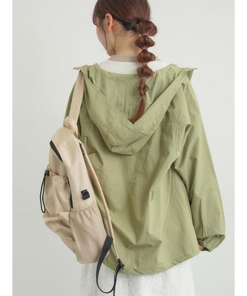 Samansa Mos2(サマンサ モスモス)の「【撥水加工】マウンテンパーカー(ブルゾン・レディース・ピンク/ベージュ/ネイビー・F)」の19枚目の写真