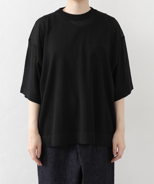 JOURNAL STANDARD LUXE（ジャーナルスタンダード　ラックス）の「シアー T（ニット/セーター・レディース・ホワイト/ブラック・FREE）」の11枚目の写真