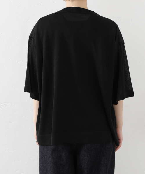 JOURNAL STANDARD LUXE（ジャーナルスタンダード　ラックス）の「シアー T（ニット/セーター・レディース・ホワイト/ブラック・FREE）」の13枚目の写真