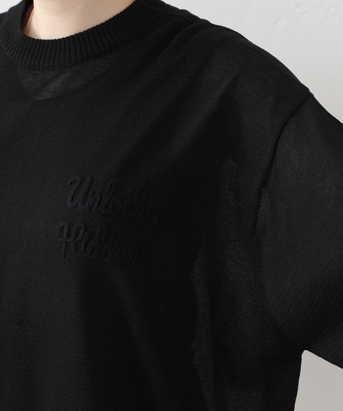 JOURNAL STANDARD LUXE（ジャーナルスタンダード　ラックス）の「シアー T（ニット/セーター・レディース・ホワイト/ブラック・FREE）」の17枚目の写真