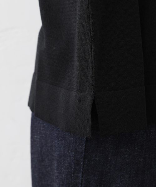 JOURNAL STANDARD LUXE（ジャーナルスタンダード　ラックス）の「シアー T（ニット/セーター・レディース・ホワイト/ブラック・FREE）」の19枚目の写真