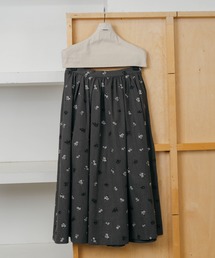 CREDONA（クレドナ）の「FLOWER EMBROIDERY SKIRT/フラワーエンブロイダリースカート（スカート）」
