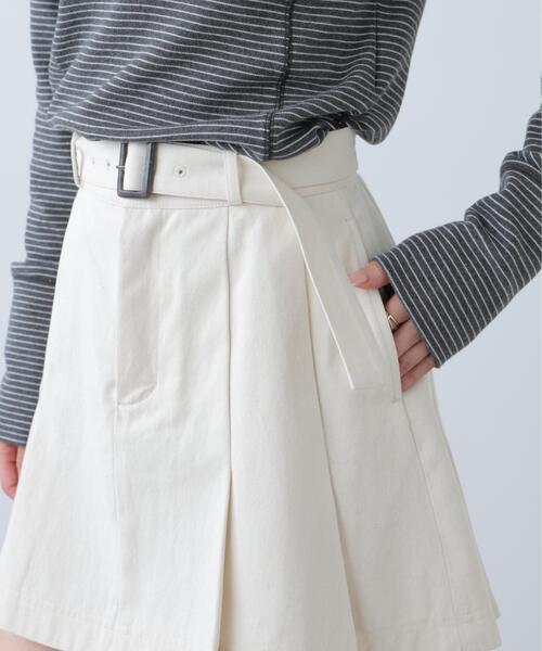 FREE'S MART(フリーズマート)の「◆〈セットアップ対応〉ベルト付きプリーツミニスカート(スカート・レディース・ベージュ/ホワイト・MEDIUM/SMALL)」の16枚目の写真