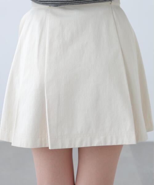 FREE'S MART(フリーズマート)の「◆〈セットアップ対応〉ベルト付きプリーツミニスカート(スカート・レディース・ベージュ/ホワイト・MEDIUM/SMALL)」の18枚目の写真