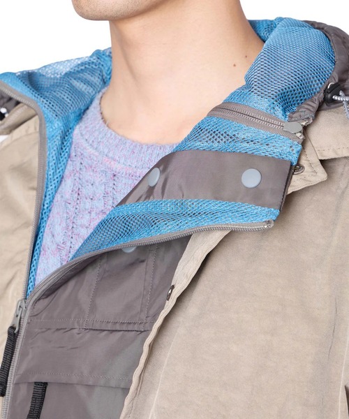 kolor（カラー）の「【kolor/カラー】26SCM-G02104 BLOUSON（ブルゾン・メンズ・ピンク/ベージュ・3/2）」の8枚目の写真