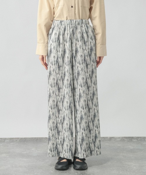 GLOBAL WORK（グローバルワーク）の「セルフカットプリーツパンツ/638599（その他パンツ・レディース・ブラック/ブラウン/オフホワイト/ダークグレー/ミント/ネイビー・LARGE/MEDIUM）」の16枚目の写真