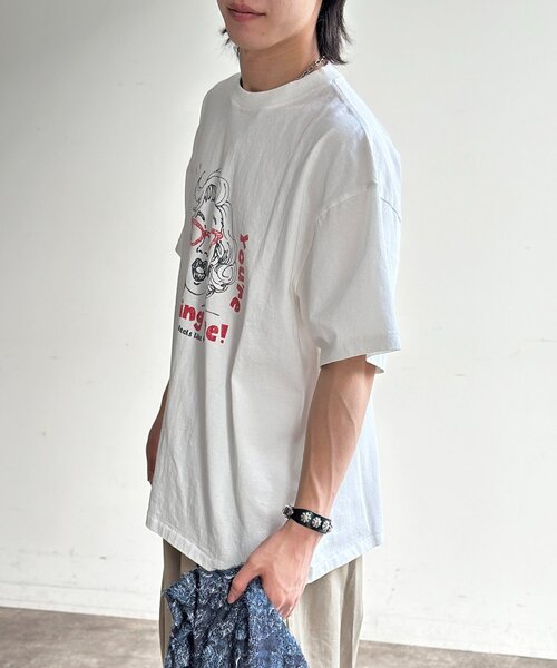 CPCM(シーピーシーエム)の「偉人イラストT(Tシャツ/カットソー・メンズ・ホワイト系その他2/ホワイト/ホワイト系その他・MEDIUM/LARGE)」の15枚目の写真