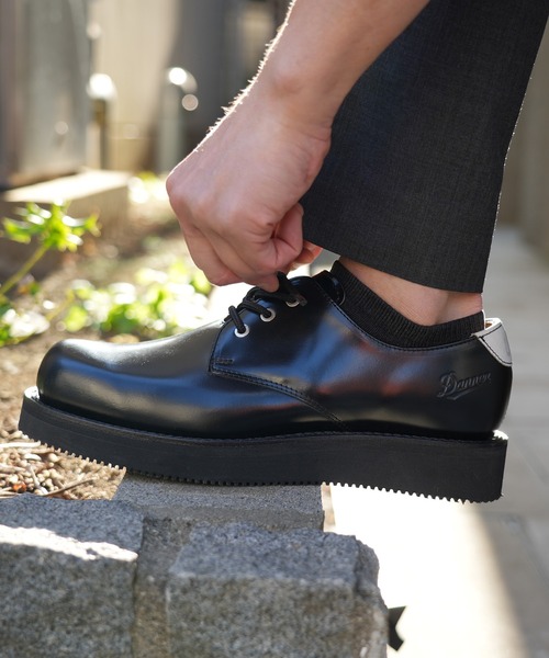 Danner（ダナー）の「×DANNER UTOPIA ハーフポストマン シューズ（ドレスシューズ・メンズ・ブラック・US9/US8.5/US8/US7.5/US7/US6.5/US6/US9.5）」の19枚目の写真