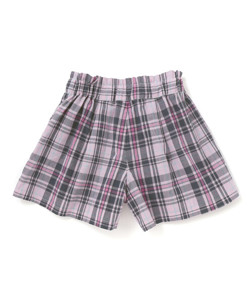 BeBe Petits Pois Vert（ベベプチポワヴェール）の「【店舗限定】チェックブラウス＋ショートパンツセットアップ(95～150㎝)（セットアップ・キッズ・ピンク系その他/ブルー系その他2・110cm/150cm/130cm/140cm/120cm/95cm/100cm）」の22枚目の写真