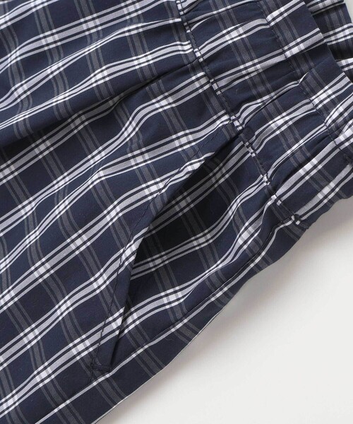 BeBe Petits Pois Vert（ベベプチポワヴェール）の「【店舗限定】チェックブラウス＋ショートパンツセットアップ(95～150㎝)（セットアップ・キッズ・ピンク系その他/ブルー系その他2・110cm/150cm/130cm/140cm/120cm/95cm/100cm）」の13枚目の写真