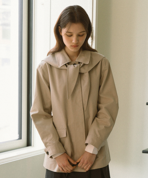YUPPE(ヨッペ)の「セーラートレンチコート_ベージュ(トレンチコート・レディース・その他・ONE)」の1枚目の写真