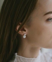 Ops.（オプス）の「ピアス パール 一粒 金属アレルギー対応 シルバー925 ゴールド 【cadrea-pe カドレア】（ピアス（両耳用））」