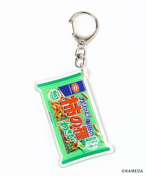 LEPSIM（レプシィム）の「【亀田の柿の種】アソートチャーム　658977（キーホルダー・レディース・グリーン/ピンク/オレンジ・ONE SIZE）」の2枚目の写真