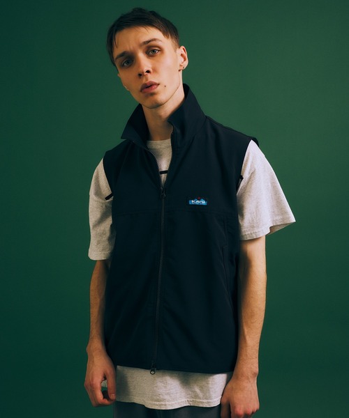 KAVU(カブー)の「KAVU/カブー SHELTECH Vest/シェルテックベスト(ベスト・メンズ・ブラック/ベージュ・LARGE/MEDIUM)」の1枚目の写真