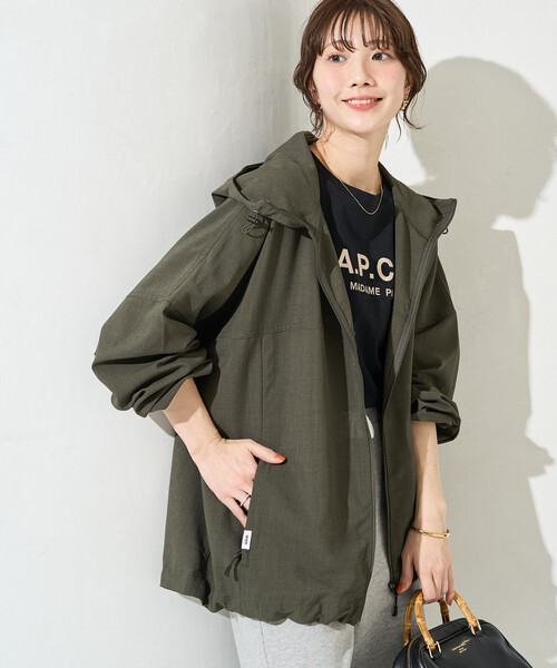 FREAK'S STORE(フリークスストア)の「限定展開 <UVカット・接触冷感・吸水速乾>AiRide(エアライド)フルジップパーカー(その他アウター・レディース・ブラック/ベージュ/ネイビー/オリーブ/ブルー/コーラルピンク・フリ-)」の3枚目の写真