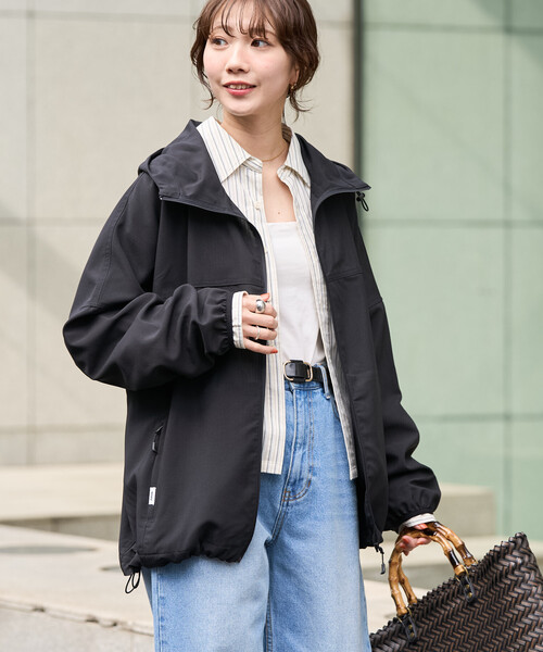 FREAK'S STORE(フリークスストア)の「限定展開 <UVカット・接触冷感・吸水速乾>AiRide(エアライド)フルジップパーカー(その他アウター・レディース・ブラック/ベージュ/ネイビー/オリーブ/ブルー/コーラルピンク・フリ-)」の12枚目の写真