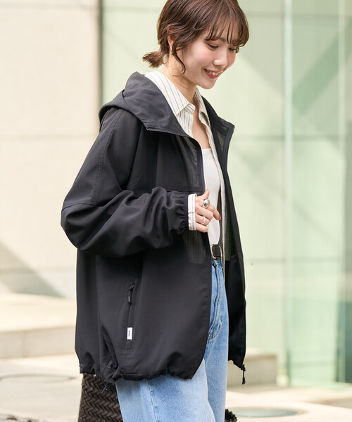 FREAK'S STORE(フリークスストア)の「限定展開 <UVカット・接触冷感・吸水速乾>AiRide(エアライド)フルジップパーカー(その他アウター・レディース・ブラック/ベージュ/ネイビー/オリーブ/ブルー/コーラルピンク・フリ-)」の13枚目の写真