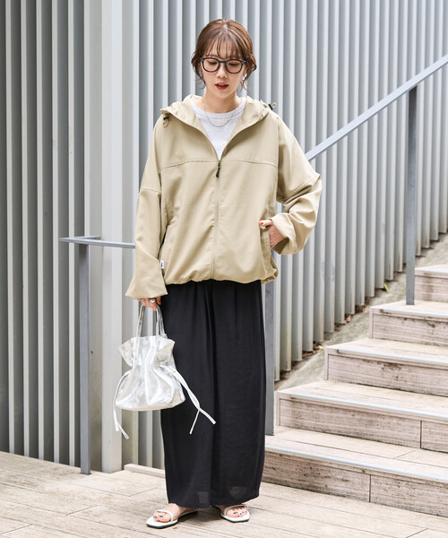 FREAK'S STORE(フリークスストア)の「限定展開 <UVカット・接触冷感・吸水速乾>AiRide(エアライド)フルジップパーカー(その他アウター・レディース・ブラック/ベージュ/ネイビー/オリーブ/ブルー/コーラルピンク・フリ-)」の22枚目の写真
