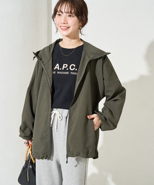 FREAK'S STORE(フリークスストア)の「限定展開 <UVカット・接触冷感・吸水速乾>AiRide(エアライド)フルジップパーカー(その他アウター・レディース・ブラック/ベージュ/ネイビー/オリーブ/ブルー/コーラルピンク・フリ-)」の18枚目の写真