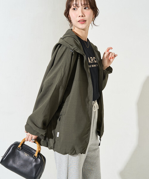 FREAK'S STORE(フリークスストア)の「限定展開 <UVカット・接触冷感・吸水速乾>AiRide(エアライド)フルジップパーカー(その他アウター・レディース・ブラック/ベージュ/ネイビー/オリーブ/ブルー/コーラルピンク・フリ-)」の20枚目の写真