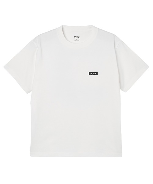 X-girl(エックスガール)の「X-girl HISTORY S/S TEE(Tシャツ/カットソー・レディース・ブラック/ホワイト・S/M/L)」の7枚目の写真