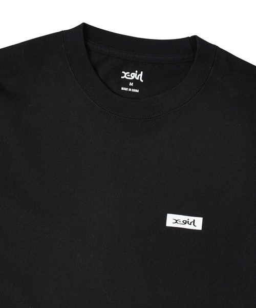 X-girl(エックスガール)の「X-girl HISTORY S/S TEE(Tシャツ/カットソー・レディース・ブラック/ホワイト・S/M/L)」の10枚目の写真