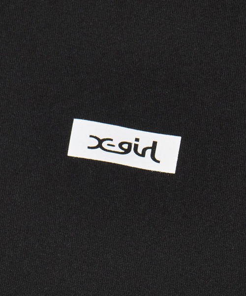X-girl(エックスガール)の「X-girl HISTORY S/S TEE(Tシャツ/カットソー・レディース・ブラック/ホワイト・S/M/L)」の11枚目の写真