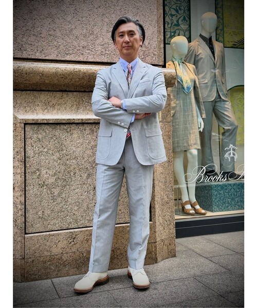 BROOKS BROTHERS(ブルックスブラザーズ)の「ラグジュアリー コットンポプリン ドレスシャツ Regular Fit(ビジネスシャツ・メンズ・イエロー/オレンジ/ブルー・14 1/2-31/16-33/15-32/17-34/16 1/2-33/15 1/2-32)」の5枚目の写真