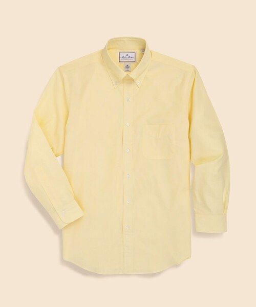 BROOKS BROTHERS(ブルックスブラザーズ)の「ラグジュアリー コットンポプリン ドレスシャツ Regular Fit(ビジネスシャツ・メンズ・イエロー/オレンジ/ブルー・14 1/2-31/16-33/15-32/17-34/16 1/2-33/15 1/2-32)」の8枚目の写真