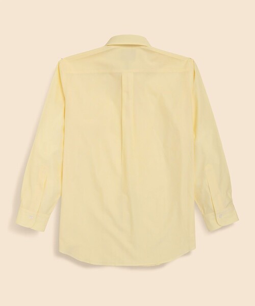 BROOKS BROTHERS(ブルックスブラザーズ)の「ラグジュアリー コットンポプリン ドレスシャツ Regular Fit(ビジネスシャツ・メンズ・イエロー/オレンジ/ブルー・14 1/2-31/16-33/15-32/17-34/16 1/2-33/15 1/2-32)」の9枚目の写真