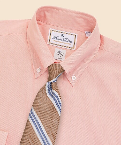 BROOKS BROTHERS(ブルックスブラザーズ)の「ラグジュアリー コットンポプリン ドレスシャツ Regular Fit(ビジネスシャツ・メンズ・イエロー/オレンジ/ブルー・14 1/2-31/16-33/15-32/17-34/16 1/2-33/15 1/2-32)」の12枚目の写真