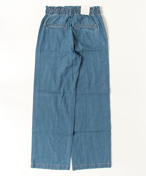 BANANA REPUBLIC FACTORY STORE（バナナリパブリック ファクトリーストア）の「BANANA REPUBLIC FACTORY STORE　　ミッドライズ リラックスストレート サマーウェイト プルオンジーンズ（デニムパンツ・レディース・ライトインディゴブルー/インディゴブルー・XS/M/L/S）」の3枚目の写真