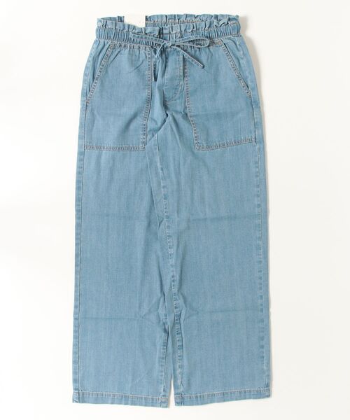 BANANA REPUBLIC FACTORY STORE（バナナリパブリック ファクトリーストア）の「BANANA REPUBLIC FACTORY STORE　　ミッドライズ リラックスストレート サマーウェイト プルオンジーンズ（デニムパンツ・レディース・ライトインディゴブルー/インディゴブルー・XS/M/L/S）」の6枚目の写真