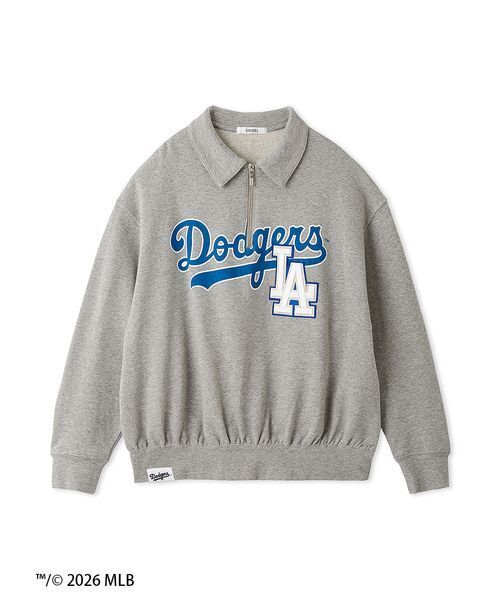 SNIDEL（スナイデル）の「【MLB】Sustainableハーフジップスウェット（スウェット・レディース・グレー/ピンク/グリーン・F）」の18枚目の写真