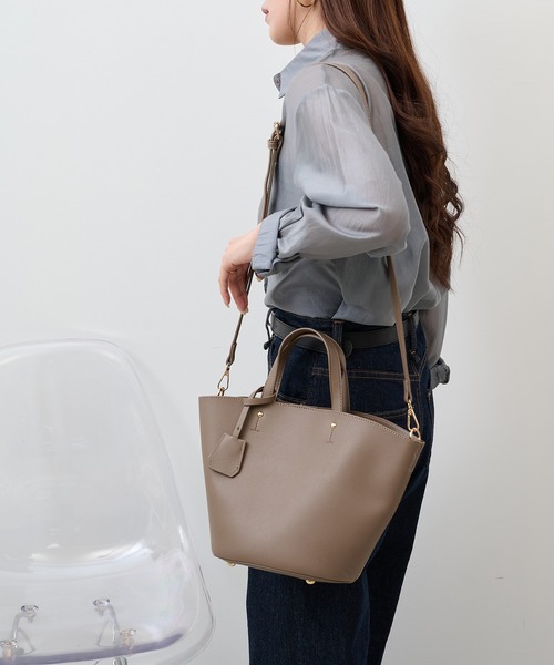 MAISON BREEZE(メゾンブリーズ)の「【MAISON BREEZE】ベリーヌ2WAYショルダー SNBD(ショルダーバッグ・レディース・ブラック/アイボリー/シルバー/モカ・FREE)」の21枚目の写真