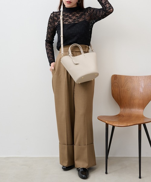MAISON BREEZE(メゾンブリーズ)の「【MAISON BREEZE】ベリーヌ2WAYショルダー SNBD(ショルダーバッグ・レディース・ブラック/アイボリー/シルバー/モカ・FREE)」の17枚目の写真