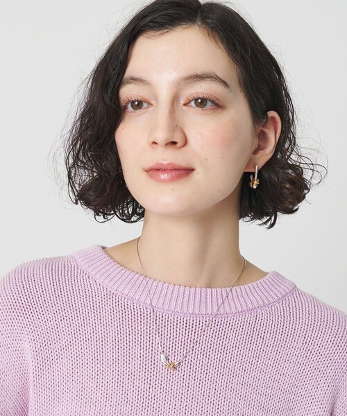 LAPUIS（ラピュイ）の「＜LAPUIS＞Flow coil ネックレス（ネックレス・レディース・その他1・FREE）」の2枚目の写真