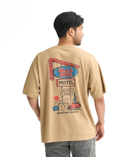 BILLABONG(ビラボン)の「BILLABONG メンズ MOTEL SIGN Tシャツ 【2026年春夏モデル】(Tシャツ/カットソー・メンズ・ホワイト/ブラック/カーキ・MEDIUM/LARGE/X-LARGE)」の3枚目の写真