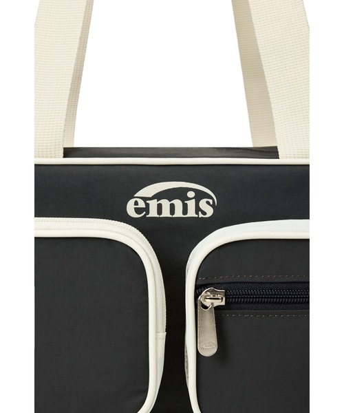 EMIS（イミス）の「NYLON COLOR-BLOCK SHOULDER BAG（ショルダーバッグ・レディース・チャコール/ブラウン/ピンク/ライトブルー・FREE）」の8枚目の写真