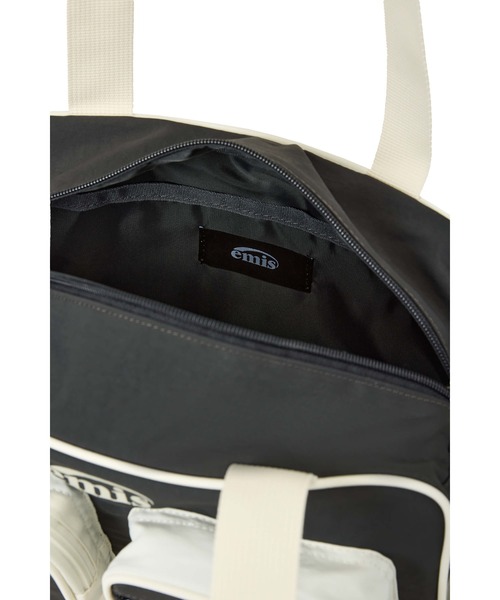 EMIS（イミス）の「NYLON COLOR-BLOCK SHOULDER BAG（ショルダーバッグ・レディース・チャコール/ブラウン/ピンク/ライトブルー・FREE）」の10枚目の写真