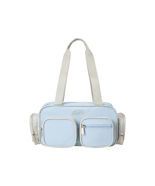 EMIS（イミス）の「NYLON COLOR-BLOCK SHOULDER BAG（ショルダーバッグ・レディース・チャコール/ブラウン/ピンク/ライトブルー・FREE）」の11枚目の写真
