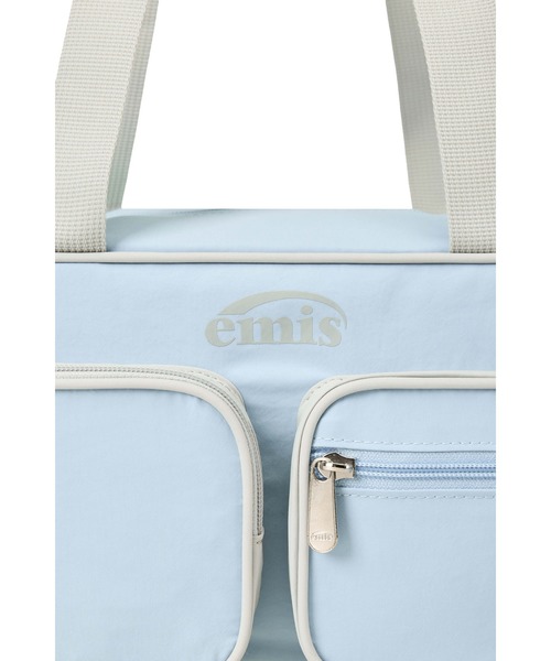 EMIS（イミス）の「NYLON COLOR-BLOCK SHOULDER BAG（ショルダーバッグ・レディース・チャコール/ブラウン/ピンク/ライトブルー・FREE）」の14枚目の写真