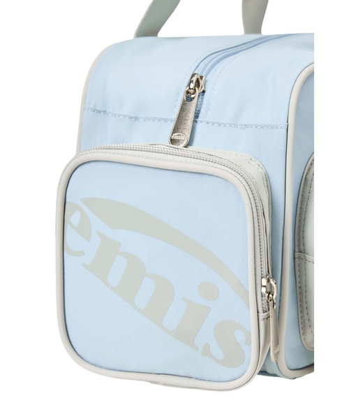 EMIS（イミス）の「NYLON COLOR-BLOCK SHOULDER BAG（ショルダーバッグ・レディース・チャコール/ブラウン/ピンク/ライトブルー・FREE）」の15枚目の写真
