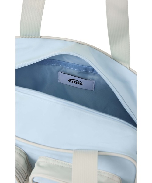 EMIS（イミス）の「NYLON COLOR-BLOCK SHOULDER BAG（ショルダーバッグ・レディース・チャコール/ブラウン/ピンク/ライトブルー・FREE）」の16枚目の写真