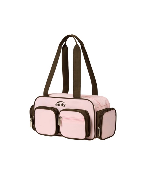 EMIS（イミス）の「NYLON COLOR-BLOCK SHOULDER BAG（ショルダーバッグ・レディース・チャコール/ブラウン/ピンク/ライトブルー・FREE）」の18枚目の写真