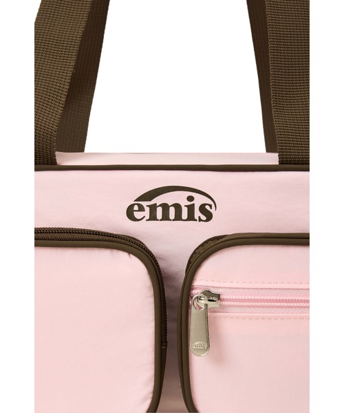 EMIS（イミス）の「NYLON COLOR-BLOCK SHOULDER BAG（ショルダーバッグ・レディース・チャコール/ブラウン/ピンク/ライトブルー・FREE）」の20枚目の写真